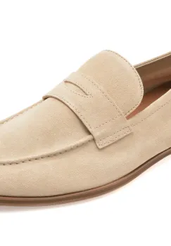 Mocasini eleganti ALDO bej, 14290667, din piele intoarsa imagine