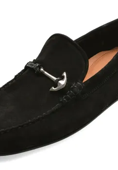 Mocasini eleganti ALDO negri, 14187257, din piele intoarsa imagine