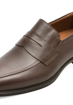 Mocasini eleganti BITE THE BULLET maro, RM104, din piele naturala imagine