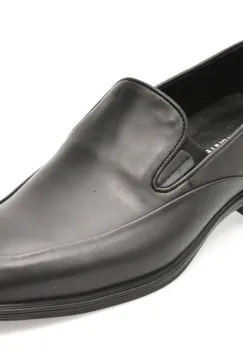 Mocasini eleganti BITE THE BULLET negri, 400306, din piele naturala imagine