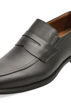 Mocasini eleganti BITE THE BULLET negri, RM104, din piele naturala imagine