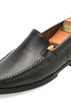 Mocasini eleganti LE COLONEL negri, 48298, din piele naturala imagine