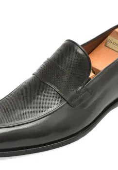 Mocasini eleganti LE COLONEL negri, 484116, din piele naturala imagine