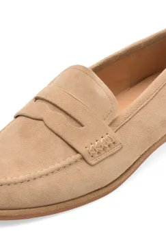 Mocasini EPICA bej, 1572D11, din piele intoarsa imagine