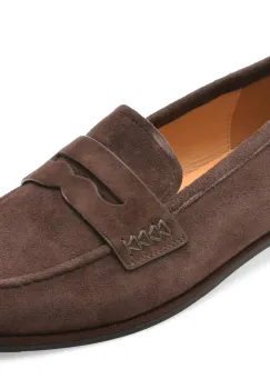 Mocasini EPICA maro, 1572D11, din piele intoarsa imagine