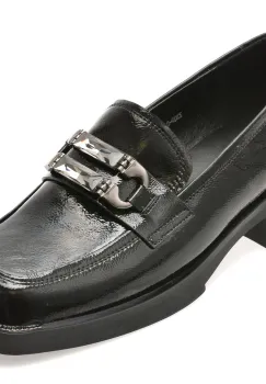 Mocasini EPICA negri, 2309, din piele naturala lacuita imagine