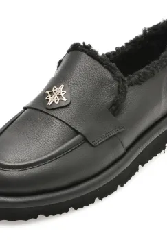 Mocasini EPICA negri, 3642607, din piele naturala imagine