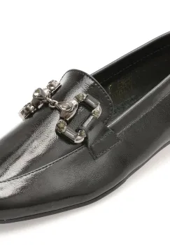 Mocasini EPICA negri, 66, din piele naturala lacuita imagine