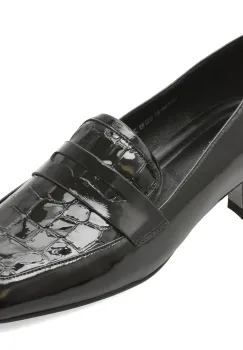 Mocasini EPICA negri, DA7034, din piele naturala lacuita imagine