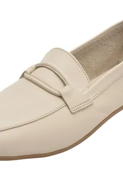 Mocasini FLAVIA PASSINI albi, LT1, din piele naturala imagine