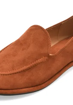 Mocasini FLAVIA PASSINI maro, HZY53, din material textil imagine