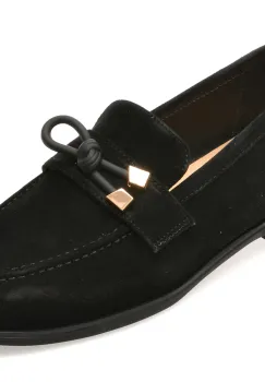 Mocasini FLAVIA PASSINI negri, 8519, din piele intoarsa imagine