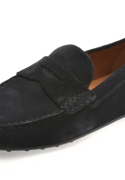 Mocasini GEOX bleumarin, U653KB, din piele intoarsa imagine