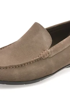 Mocasini GEOX gri, U55Q3A, din piele intoarsa imagine