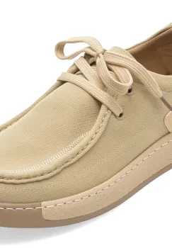 Mocasini GRYXX bej, 93662, din material textil imagine