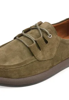 Mocasini GRYXX kaki, 1612900, din piele intoarsa imagine