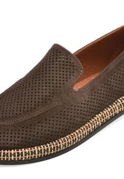 Mocasini GRYXX maro, 481264, din piele intoarsa imagine