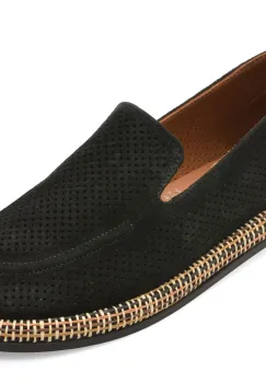 Mocasini GRYXX negri, 481264, din piele intoarsa imagine