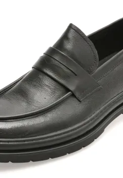 Mocasini GRYXX negri, 56518, din piele naturala imagine