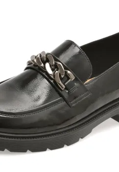 Mocasini GRYXX negri, 911, din piele naturala lacuita imagine