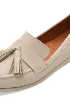Mocasini IMAGE bej, 261002, din piele naturala imagine