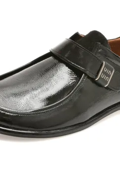 Mocasini IMAGE negri, 1614039, din piele naturala lacuita imagine