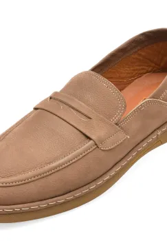 Mocasini OTTER gri, 33651, din nabuc imagine