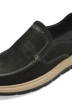 Mocasini OTTER negri, E660010, din piele naturala imagine