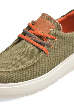 Mocasini REPLAY verzi, MZ8G01T, din material textil imagine