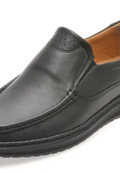 Mocasini SHOWMAN negri, SH4101, din piele naturala imagine