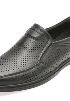 Mocasini SHOWMAN negri, SH8502L, din piele naturala imagine