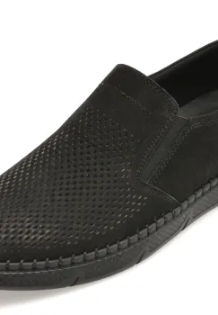 Pantofi BITE THE BULLET negri, 1822, din nabuc imagine