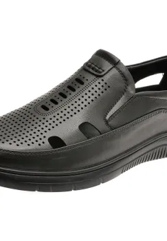 Pantofi BITE THE BULLET negri, T8501, din piele naturala imagine