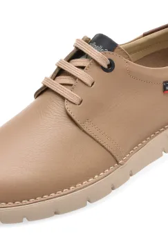 Pantofi CALLAGHAN gri, 57700, din piele naturala imagine