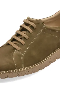 Pantofi CALLAGHAN kaki, 65200, din piele naturala imagine