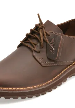 Pantofi CLARKS maro, SOLSBURY LACE, din piele naturala imagine