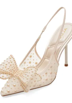 Pantofi eleganti ALDO albi, 14296248, din material textil imagine