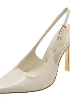 Pantofi eleganti ALDO albi, MARYSA 121, din piele ecologica imagine