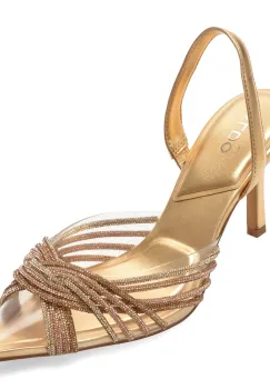 Pantofi eleganti ALDO aurii, 14241558, din piele ecologica imagine