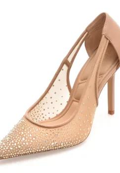 Pantofi eleganti ALDO bej, 13839549, din material textil imagine