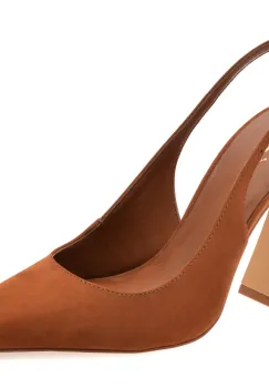 Pantofi eleganti ALDO maro, 14044774, din piele intoarsa imagine