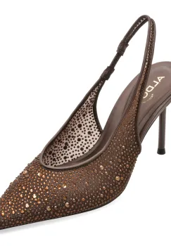 Pantofi eleganti ALDO maro, 14241613, din material textil imagine