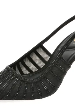 Pantofi eleganti ALDO negri, ELUSE 001, din material textil imagine