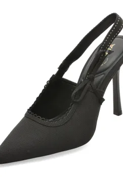 Pantofi eleganti ALDO negri, HENNIE 007, din material textil imagine