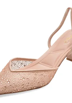 Pantofi eleganti ALDO roz, 14241546, din material textil imagine