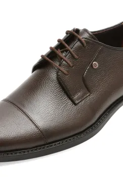 Pantofi eleganti BITE THE BULLET maro, BRL918, din piele naturala imagine