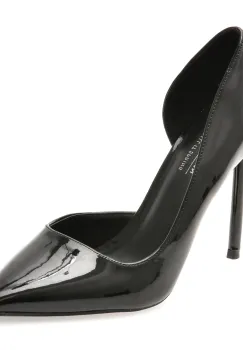 Pantofi eleganti CALL IT SPRING negri, MESMERIZE 009, din piele ecologica lacuita imagine