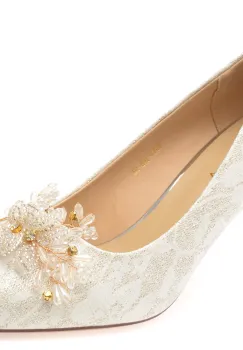 Pantofi eleganti EPICA argintii, 1314178, din piele ecologica imagine