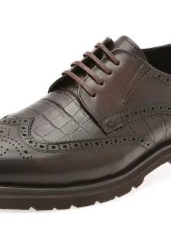 Pantofi eleganti EPICA maro, M296, din piele naturala imagine