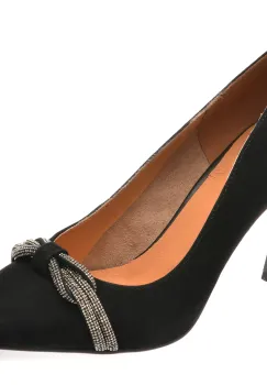 Pantofi eleganti EPICA negri, 4F3373, din piele intoarsa imagine